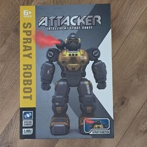 Intelligent Spray Robot - Black and Gold